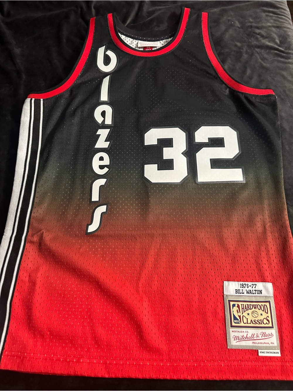 Bill Walton Portland blazers jersey